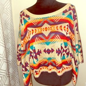 Hippy Colorful poncho